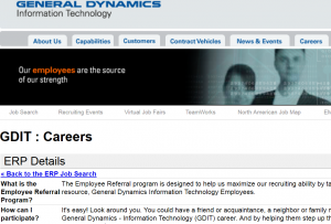 General Dynamics-IT Employee Referral Program