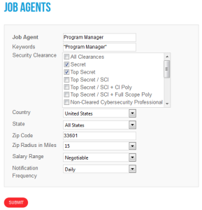 Job Agents on ClearedJobs.Net