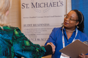St. Michael's at a recent Cleared Job Fair