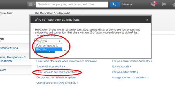 Protecting Your LinkedIn Connections - Cleared Job Search Advice ...