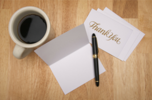 how thank you can lead to a job offer