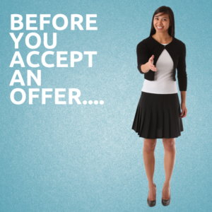 before you accept a job offer