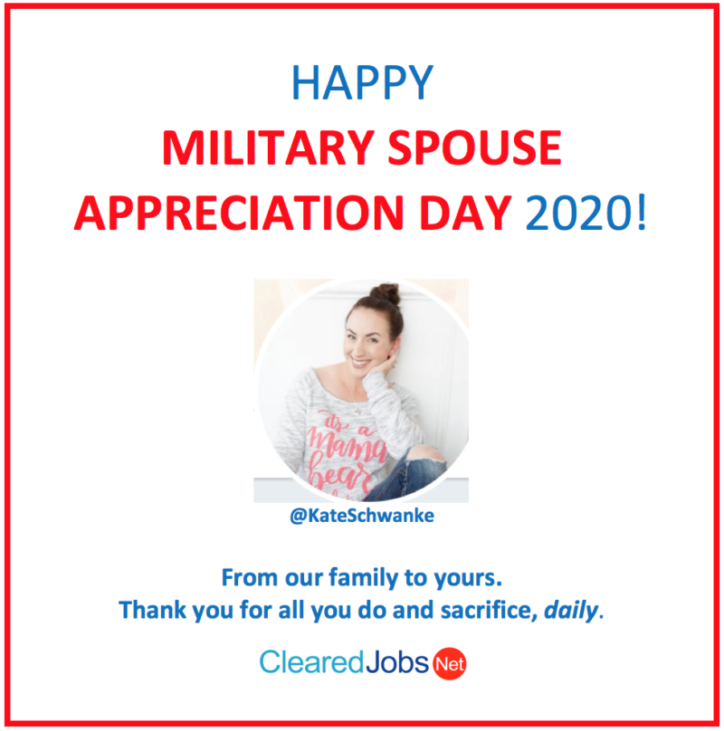 Happy Military Spouse Appreciation Day! A Special Thanks to Milspouses